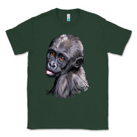 Sports Green Baby Gorilla Head Classic Tee - LillyAllenDesigns