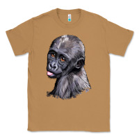 Toasted Coconut Baby Gorilla Head Classic Tee - LillyAllenDesigns