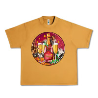 Peanut Butter christmas champagne bottle and champagne's Urban Heavy Tee - AdoDesignShop