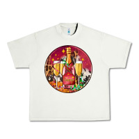 Pistachio christmas champagne bottle and champagne's Urban Heavy Tee - AdoDesignShop