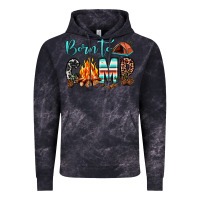 Cloud Black born to camp Vintage Hoodie - JahusDesignShop