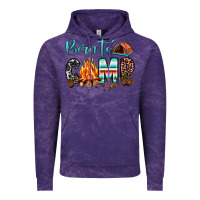 Cloud Purple born to camp Vintage Hoodie - JahusDesignShop