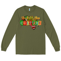Army Green do it for the culture Long Sleeve Tee - JahusDesignShop