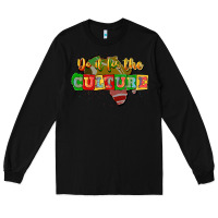 Black do it for the culture Long Sleeve Tee - JahusDesignShop