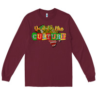 Burgundy do it for the culture Long Sleeve Tee - JahusDesignShop