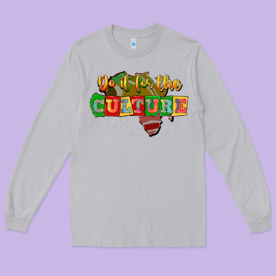 Do It For The Culture Long Sleeve Tee Designed By Jahusdesignshop
