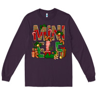 Plum Christmas mini Elf Long Sleeve Tee - NancyCooperArtShop