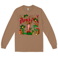 Toasted Coconut Christmas mini Elf Long Sleeve Tee - NancyCooperArtShop