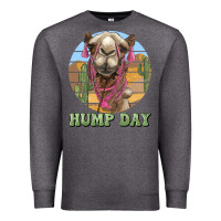 Charcoal Heather hump day camel Premium Sweatshirt - BarkalooDesign