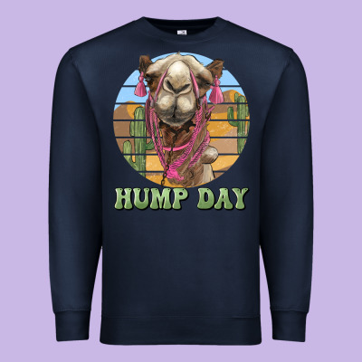 Hump Day Camel Premium Sweatshirt Designed By Barkaloodesign