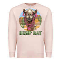 Pale Pink hump day camel Premium Sweatshirt - BarkalooDesign