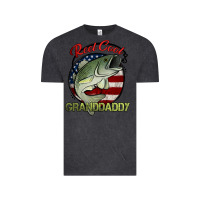 Vintage Black reel cool granddaddy fishing Vintage Tee - Jasminsmagicworld