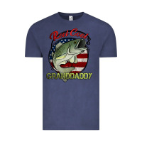 Vintage Denim reel cool granddaddy fishing Vintage Tee - Jasminsmagicworld
