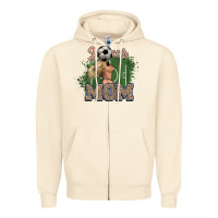 Sandshell soccer mom Zipper Hoodie - NancyCooperArtShop