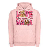 Pigment Salmon Love is being called Mama Valentine's Day Urban Hoodie - HowdyJamesFarm