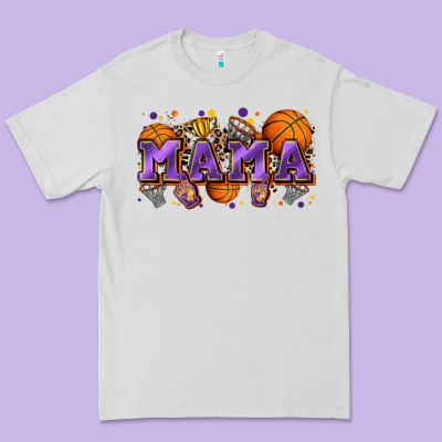 Mama Basketball Premium Tee Designed By Zillion Design Studio