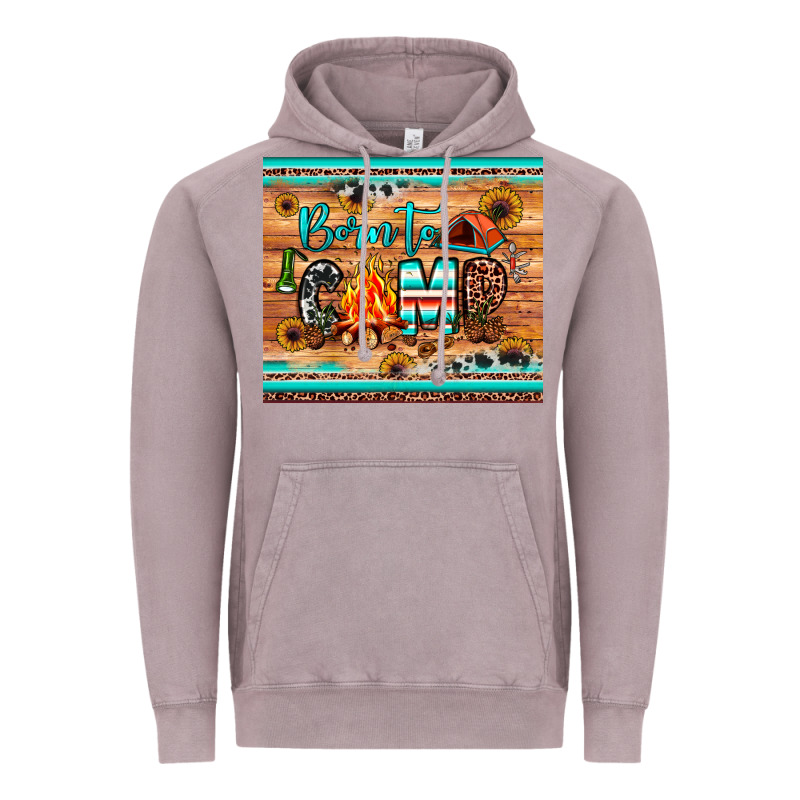 Born To Camp Vintage Hoodie by JahusDesignShop | Teevron
