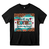 Black first my mother forever my friend Heavy Core Tee - Artiststas