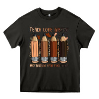 Asphalt teach love inspire motivation lead encourage Heavy Core Tee - Zillion Design Studio