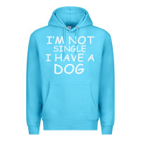 Ocean Blue I m Not SIngle I Have a Dog Premium Hoodie - Bettercallsaul