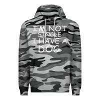 Slate Camo I m Not SIngle I Have a Dog Premium Hoodie - Bettercallsaul