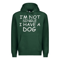 Sports Green I m Not SIngle I Have a Dog Premium Hoodie - Bettercallsaul