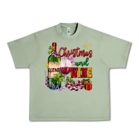 Oil Green Christmas and wine Urban Heavy Tee - AdoDesignShop