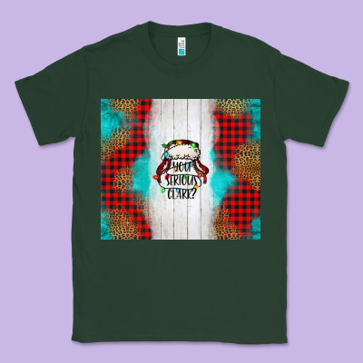 Western You Serious Clark Classic Tee Designed By Jasminsmagicworld