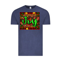 Vintage Denim joy with gloves for Christmas Vintage Tee - AdoDesignShop