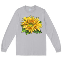 Moon Dust starburst greenburst sunflower Long Sleeve Tee - LillyAllenDesigns