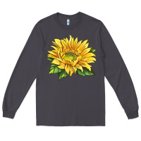 Smoke starburst greenburst sunflower Long Sleeve Tee - LillyAllenDesigns