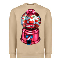 Mushroom love and candy machine Heavyweight Sweatshirt - AdoDesignShop