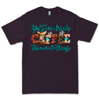 Plum first we drink coffee then we do things Premium Tee - AdoDesignShop