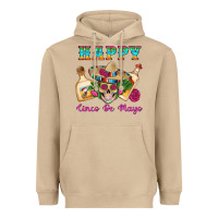 Mushroom Happy Cinco De Mayo Mexican Skull Tequila Bottle Roses Cactus Heavyweight Hoodie - Artiststas