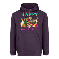 Plum Happy Cinco De Mayo Mexican Skull Tequila Bottle Roses Cactus Heavyweight Hoodie - Artiststas