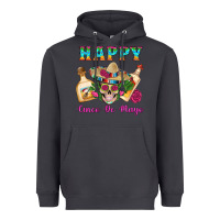 Smoke Happy Cinco De Mayo Mexican Skull Tequila Bottle Roses Cactus Heavyweight Hoodie - Artiststas