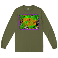 Army Green leopard cowhide halloween background Long Sleeve Tee - Jasminsmagicworld
