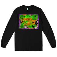 Black leopard cowhide halloween background Long Sleeve Tee - Jasminsmagicworld