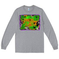 Heather Grey leopard cowhide halloween background Long Sleeve Tee - Jasminsmagicworld