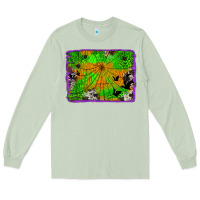 Matcha leopard cowhide halloween background Long Sleeve Tee - Jasminsmagicworld