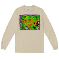 Mushroom leopard cowhide halloween background Long Sleeve Tee - Jasminsmagicworld