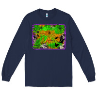 Navy leopard cowhide halloween background Long Sleeve Tee - Jasminsmagicworld