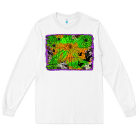 White leopard cowhide halloween background Long Sleeve Tee - Jasminsmagicworld