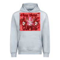 Heather Grey Hey there Cupids with gnomies tumbler Urban Hoodie - HowdyJamesFarm