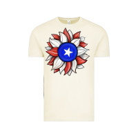 Vintage Arctic sunflower puerto rico flag Vintage Tee - JahusDesignShop