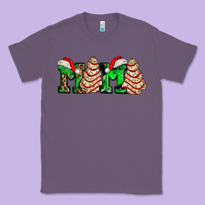 Mama With Christmas Tree Cake Ado Classic Tee Designed By Adodesignshop