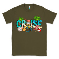 Army Green Cruise Life Classic Tee - CowhideDigitalArt