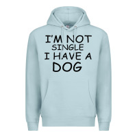 Blue Mist I m Not Single I Have A Dog Premium Hoodie - Bettercallsaul