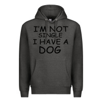 Charcoal Heather I m Not Single I Have A Dog Premium Hoodie - Bettercallsaul