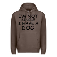 Coffee I m Not Single I Have A Dog Premium Hoodie - Bettercallsaul